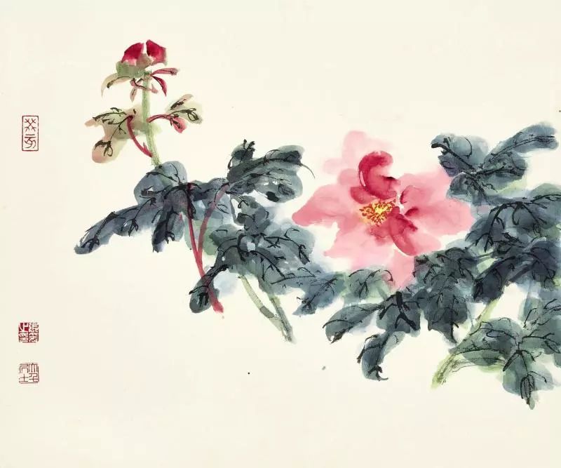 100幅精美写意牡丹画,名家大写意画牡丹作品图片