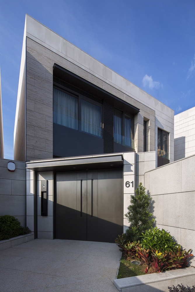 庭院入户门设计效果图,入户门庭院设计