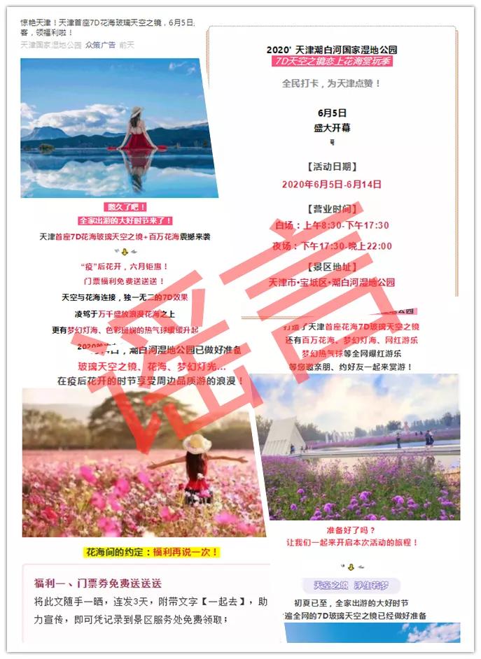 扩散|天津首个“7D花海天空之境”开放?全国都翻车了