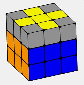 三阶魔方顶面十字怎么拼,三阶魔方顶面十字后怎么复原