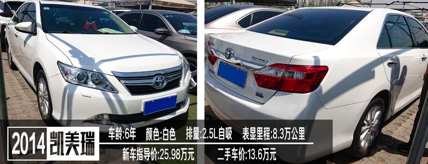 二手车行情凯美瑞性价比,二手车凯美瑞经典价格