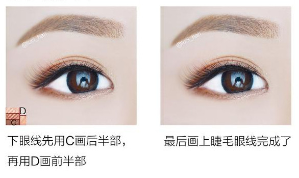 眼影教程新手画法,教画眼影适合什么眼影盘