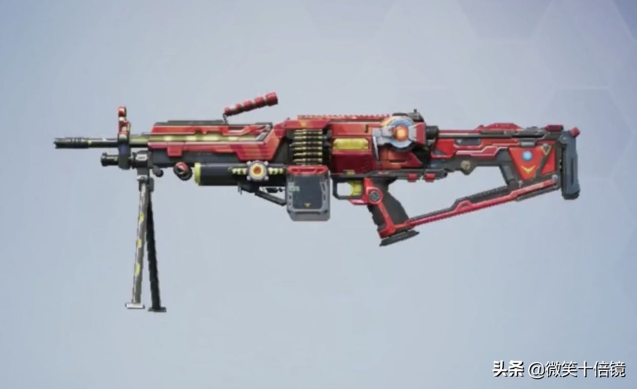 吃鸡m249夸张压枪,m249淘汰烟雾