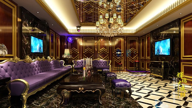 藏西ktv,辉瑞大成娱乐空间ktv设计