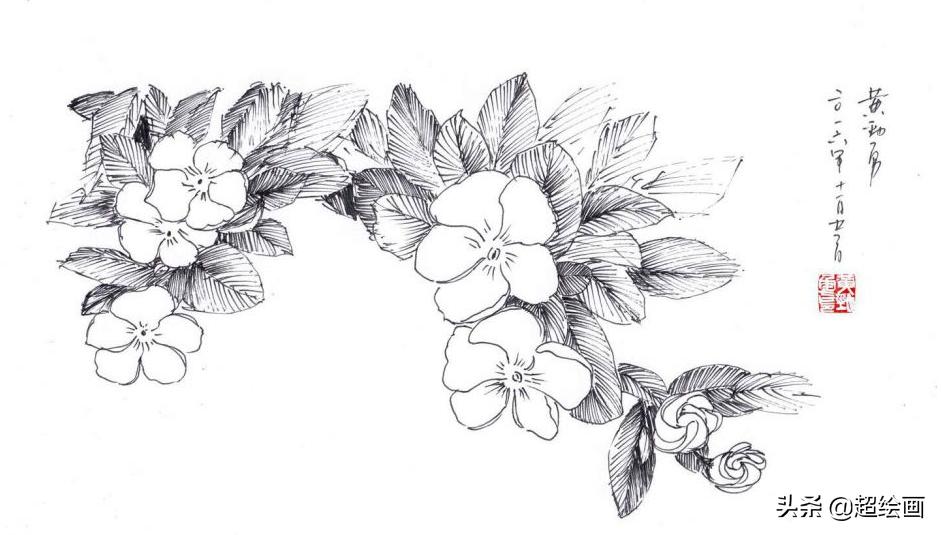 十大顶级钢笔画速写,钢笔速写100幅图片