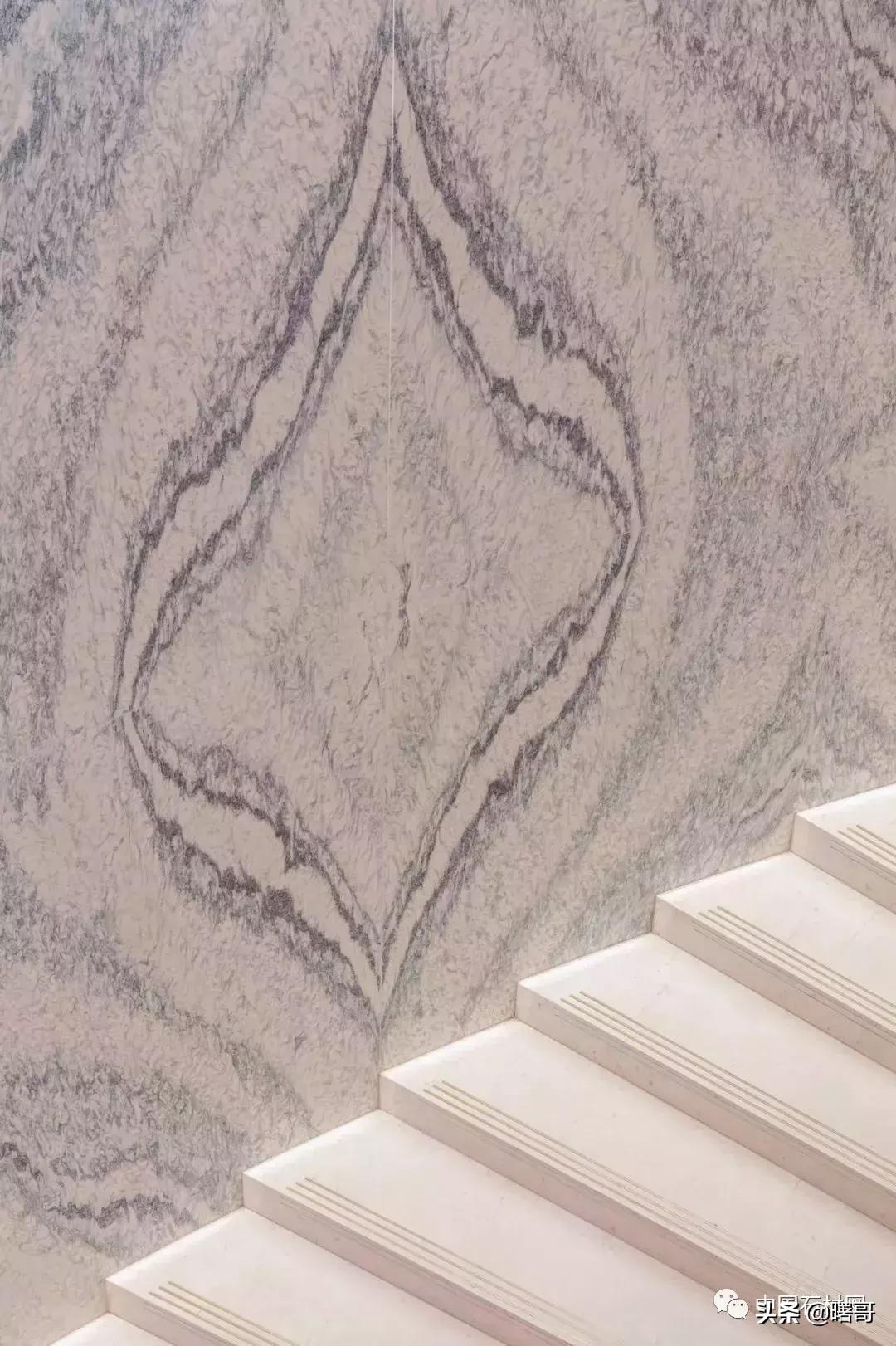 门店大理石楼梯效果图,轻奢大理石楼梯