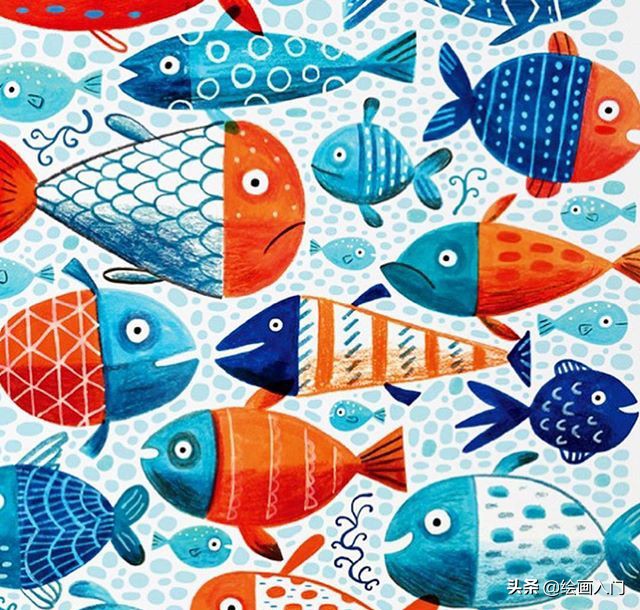 彩铅小动物插画简单,彩铅插画小动物手绘