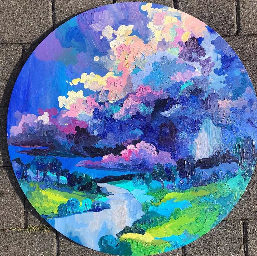 简单又有艺术感的油画怎么画,油画风景细节怎么画