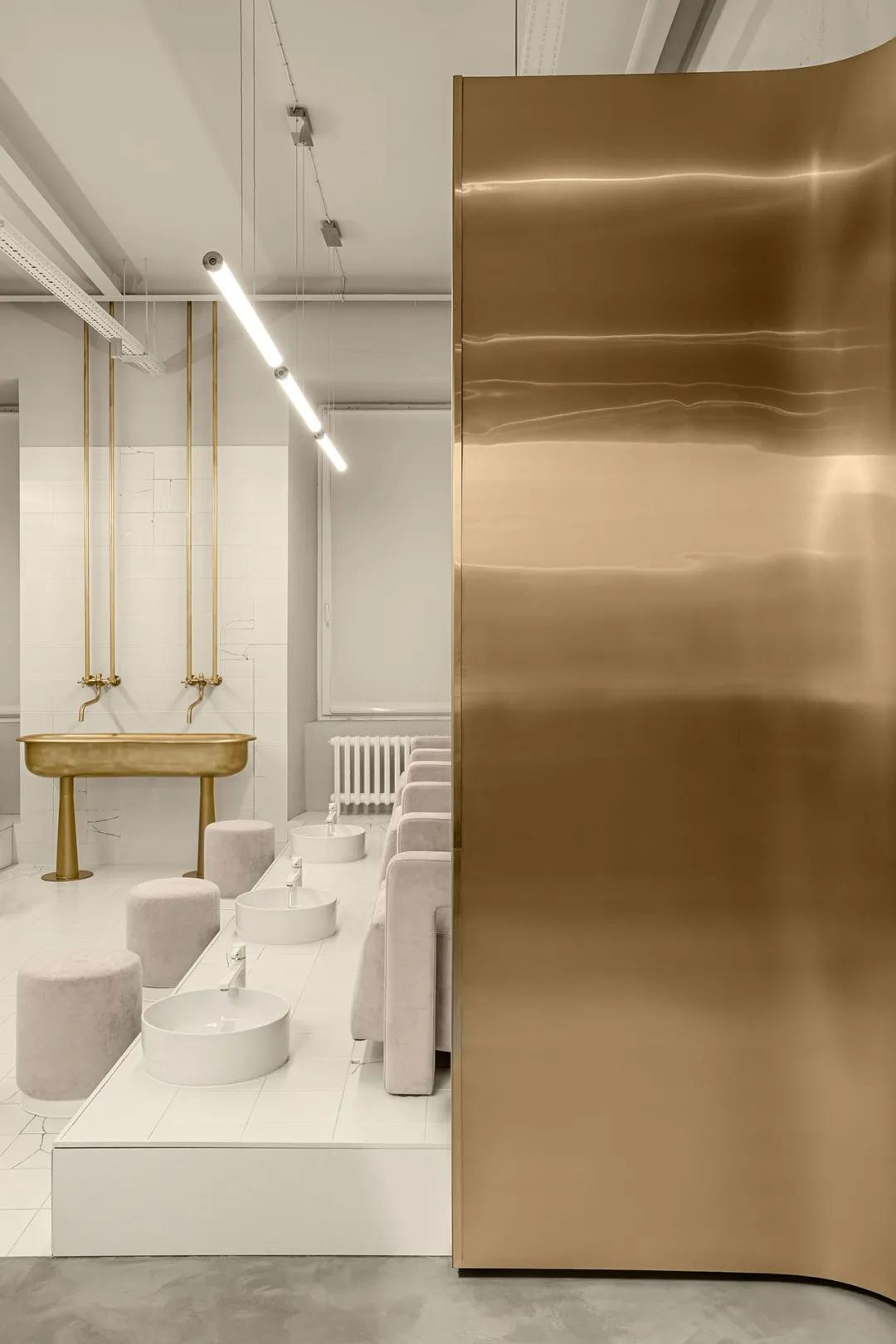 小而美的美容院设计方案,现代极简轻奢美容院设计案例