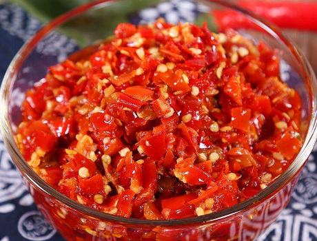 蒜蓉辣椒酱不用煮详细方法,蒜蓉辣椒酱4种