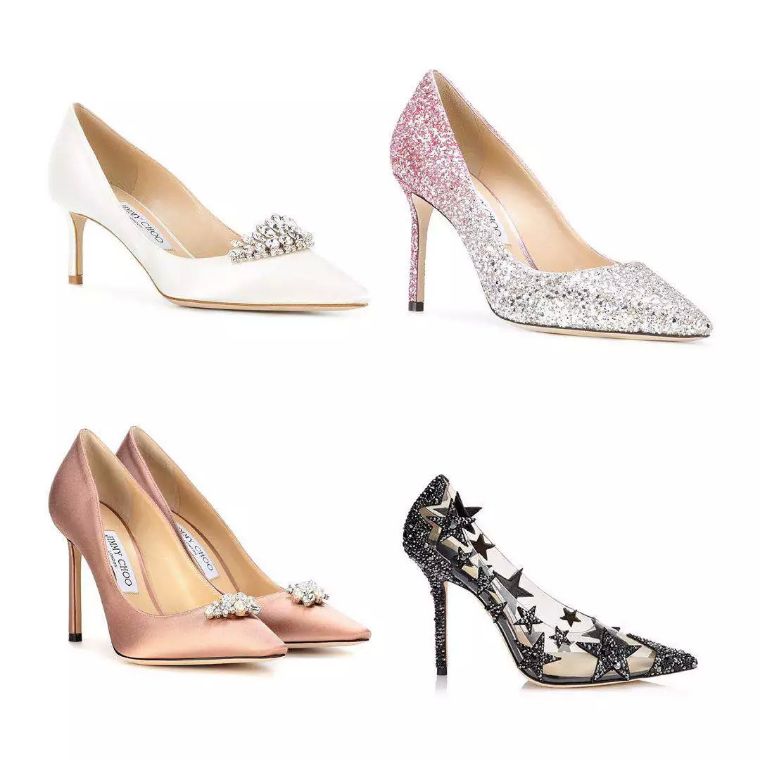 婚鞋bling,水晶鞋婚鞋明星同款