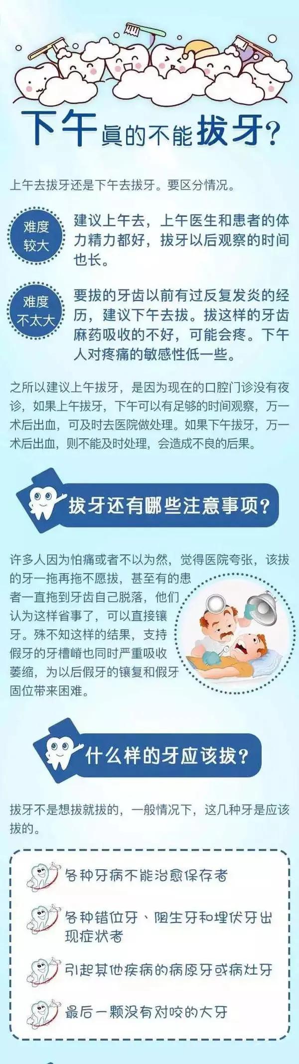 下午拔牙的禁忌,上午拔牙vs下午拔牙