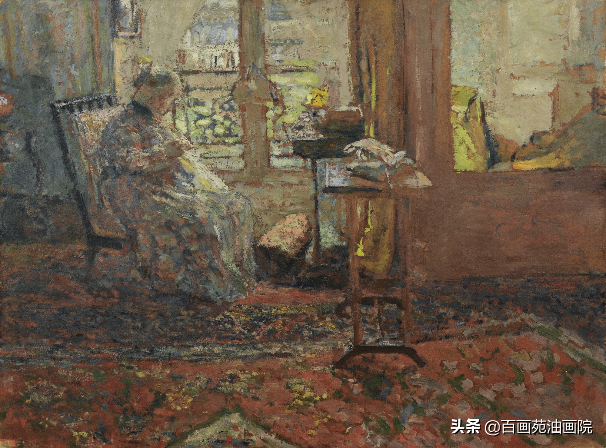 油画纳比派物象变形方法