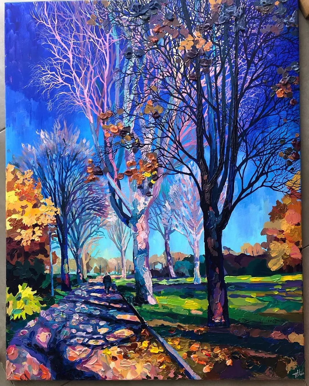 简单又有艺术感的油画怎么画,油画风景细节怎么画