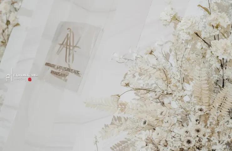 纯净婚礼布置,艺术极简婚礼主题设计