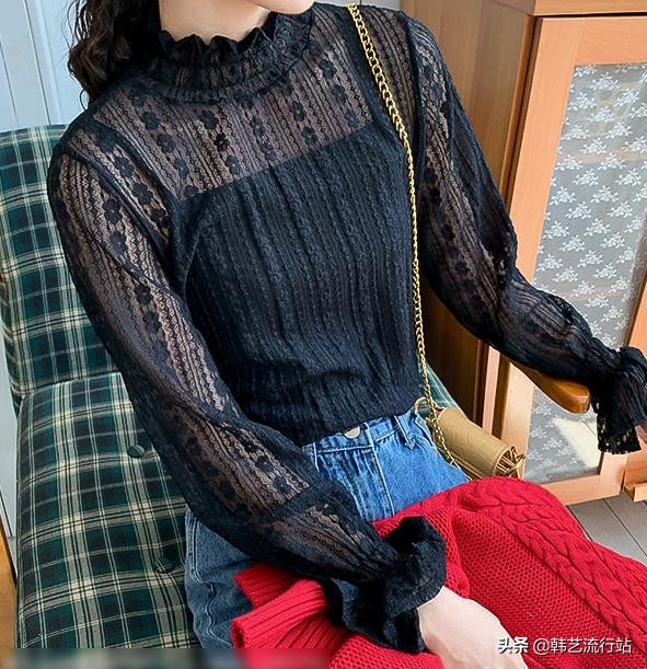 韩版穿搭女装高级感春,女装毛衣新款韩风搭配