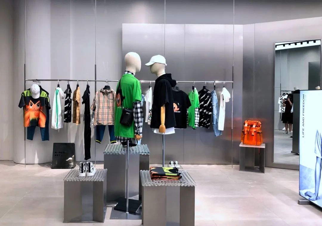 gxg品牌形象陈列,gxg旗下潮牌