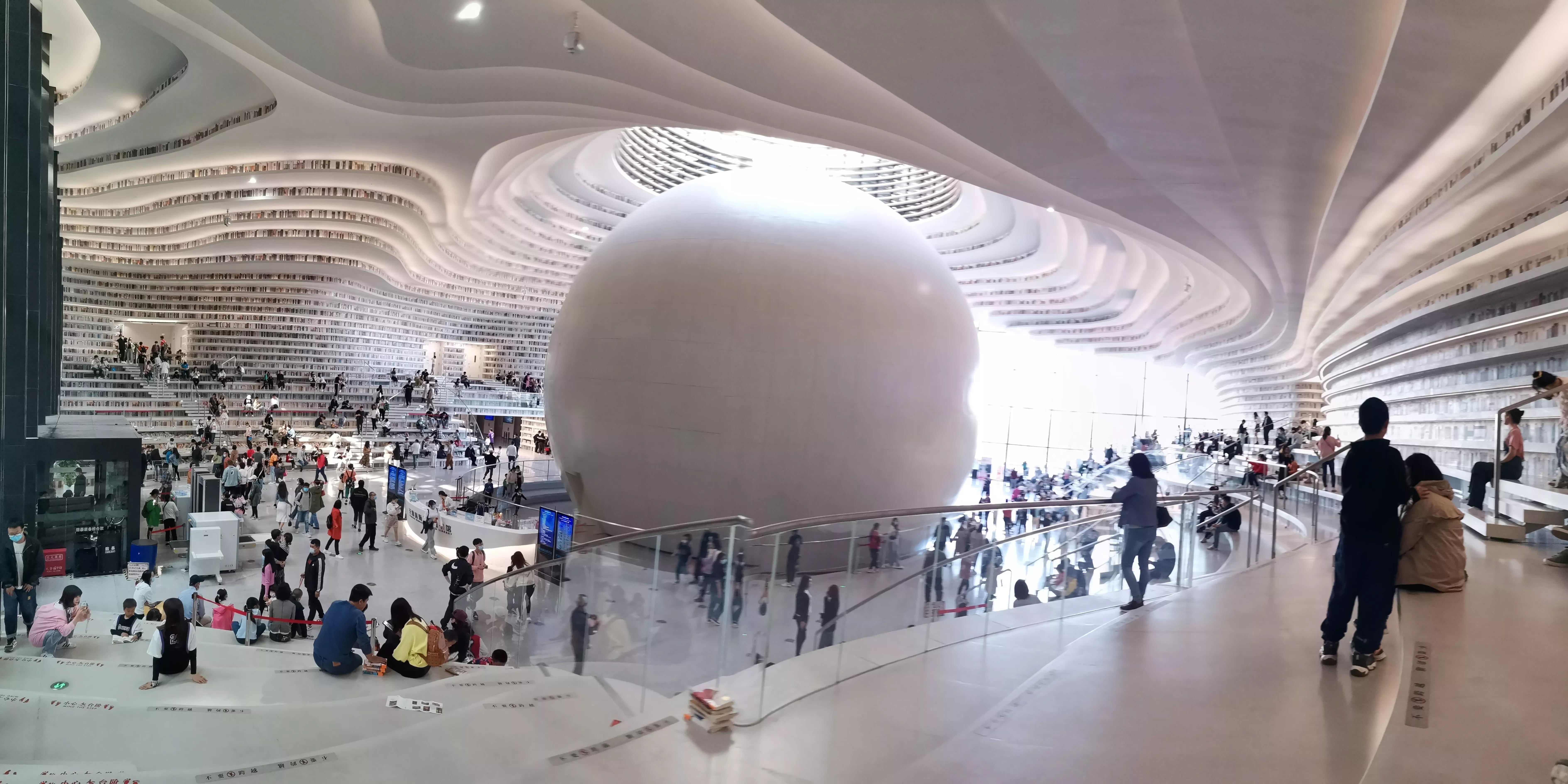 五一天津:路况满意,行程不错(海博+方特+妈祖像+滨海图书馆)