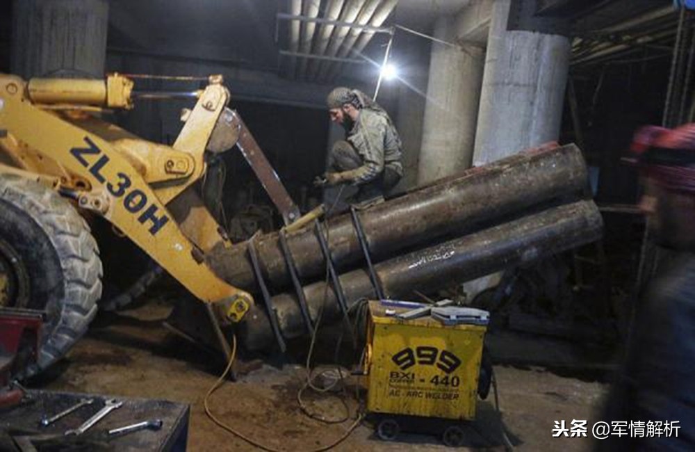 叙利亚煤气罐迫击炮真实威力,叙利亚土制武器