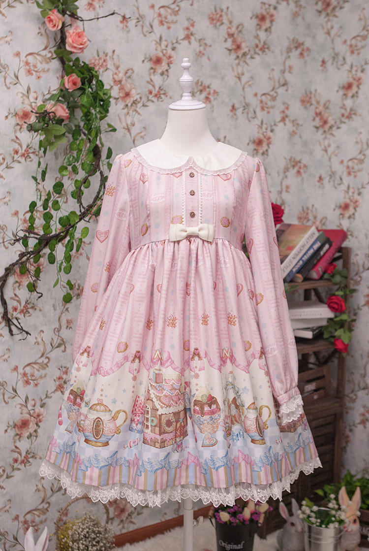 适合大人穿的洛丽塔裙长,蓝色系的洛丽塔裙