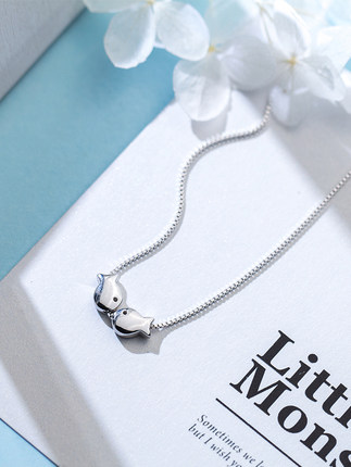 项链轻奢小众高级感锁骨金,时尚锁骨链高级感项链毛衣链