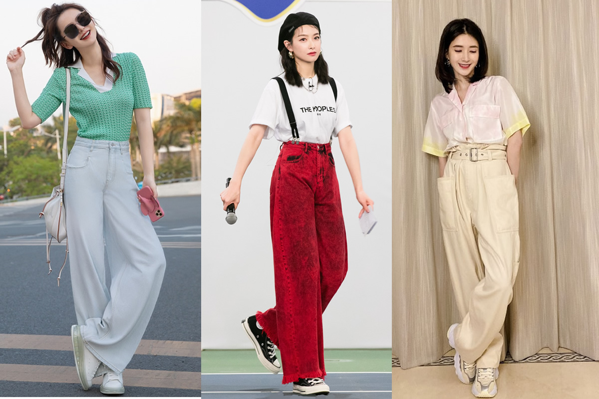 阔腿裤穿搭夏季长款,阔腿裤穿搭日常夏季