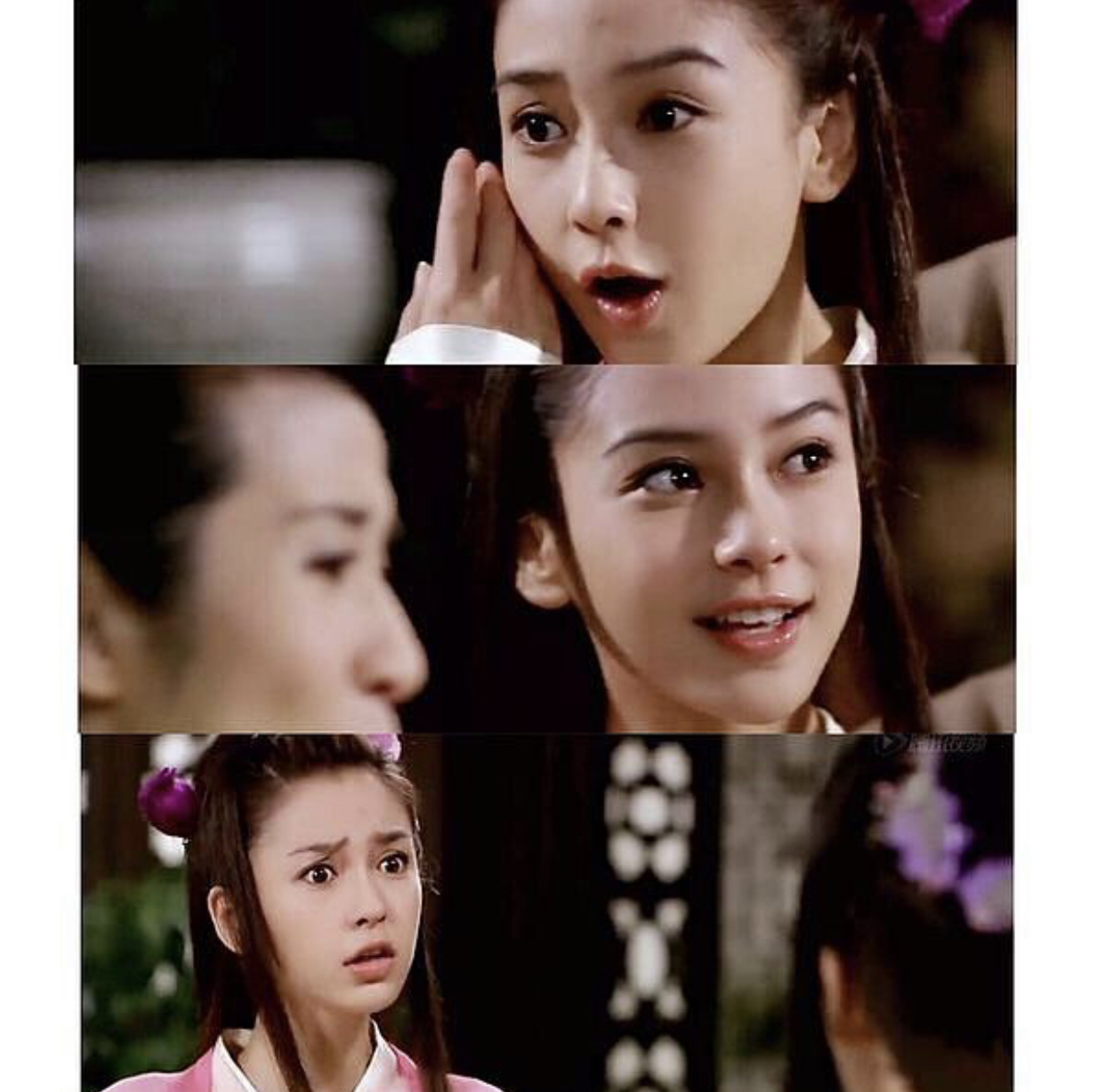 孙俪晒近照脸型瘦削两颊凹陷,孙俪杨幂16年前旧照曝光