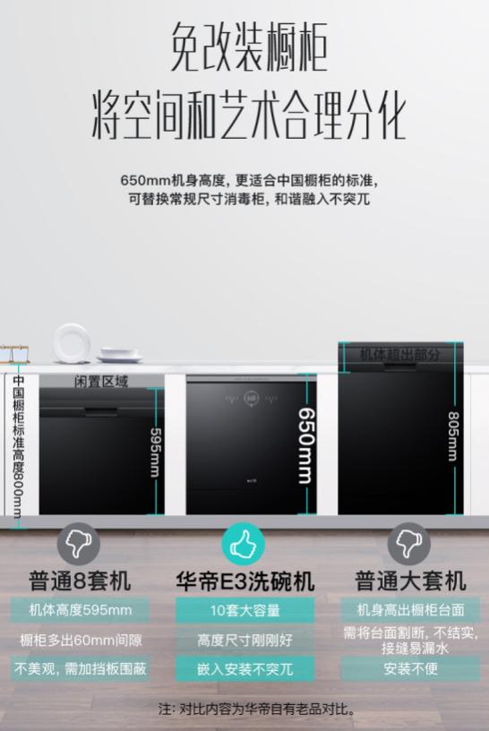华帝洗碗机只消毒怎么选,华帝抽屉式干态洗碗机推荐