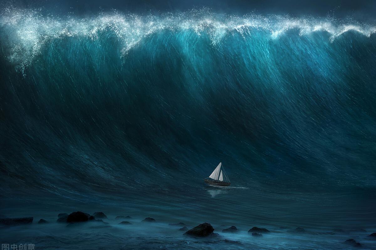 万吨巨轮遭遇飓风沉入太平洋，船体撕裂燃料泄漏！真实纪录片