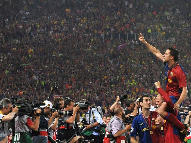 哈维生涯经典瞬间,中场大师哈维集锦