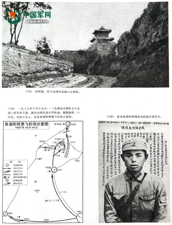 抗战时期国军部队真实影像,八路军阳明堡照片