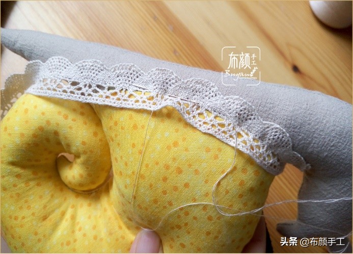 布艺兔子玩偶手工,牛仔布艺小熊手工