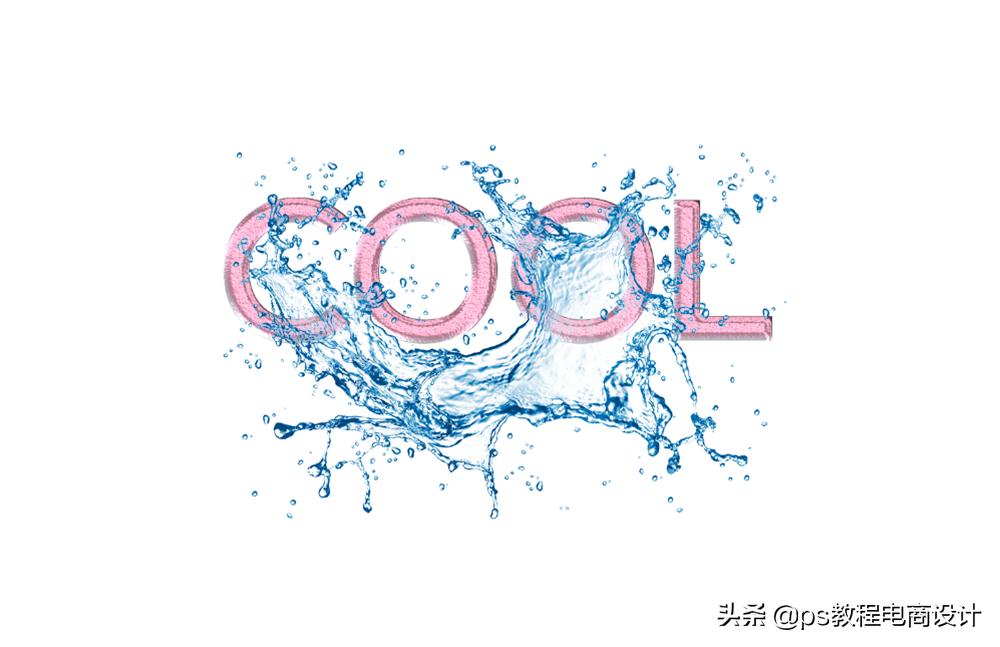ps如何抠透明水花通道,ps怎么把人物做成水花