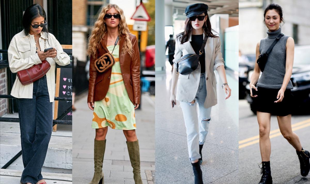 斜挎包包时髦且减龄,真正的时尚包包