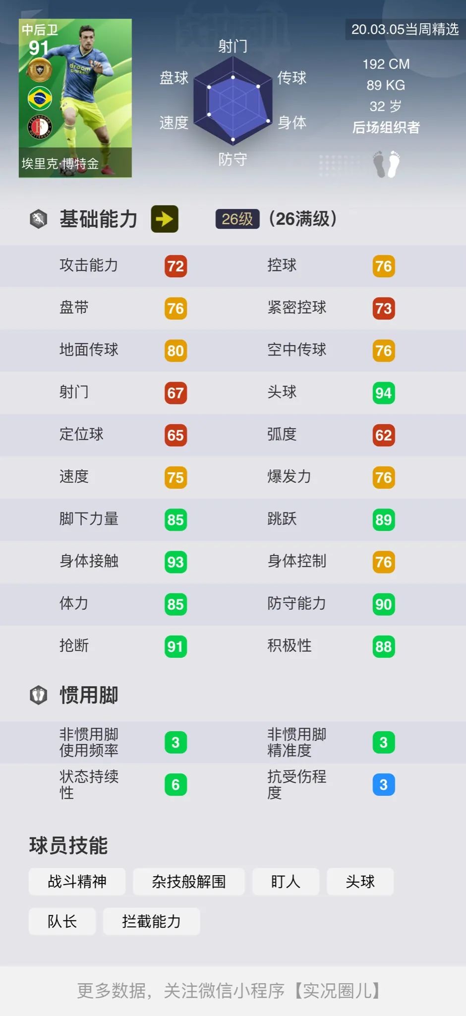 「重磅」标志性时刻新卡!新传奇DLC5.0详情,周精选球员简评