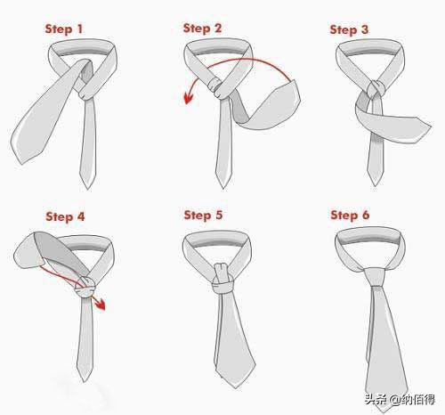 温莎结领带打法,浪漫结领带打法