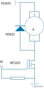 微型直流电机电源接线,微型电机驱动电路原理图