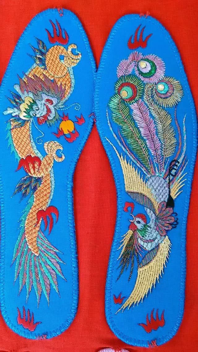 鞋垫图案360种大图超简单,最简单的十字绣鞋垫子图案