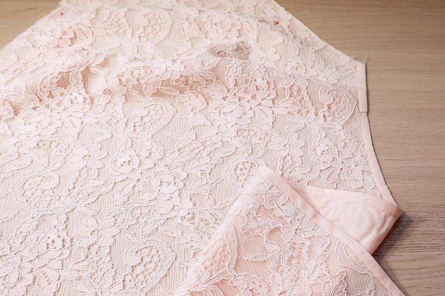 短款包臀裙裁剪缝制教程,包裙开叉缝制方法图解