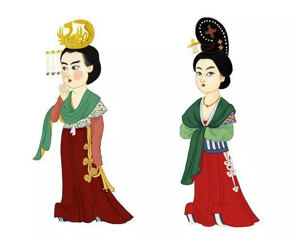 唐代女装古风仙气,古代唐朝女装
