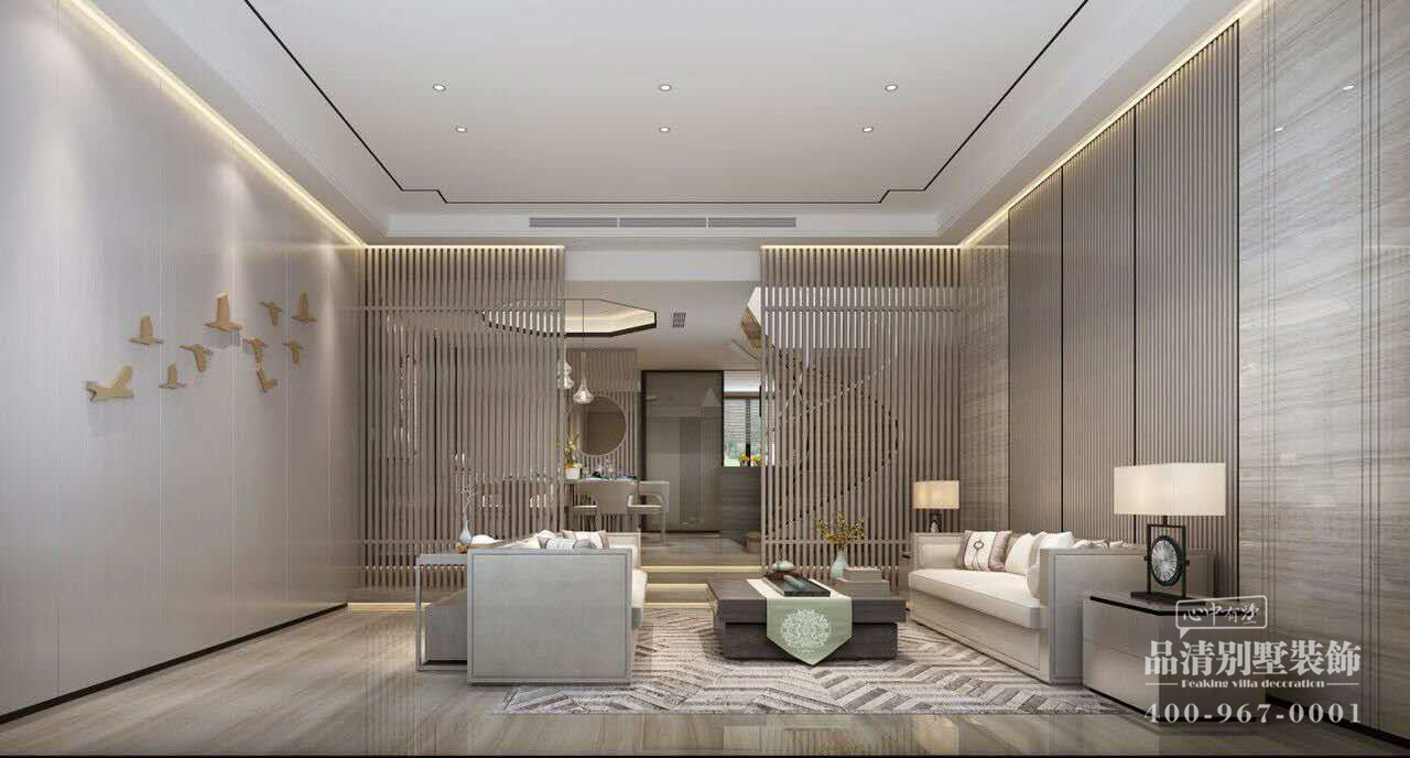 常州别墅装修有哪些风格,常州别墅装修空间规整的现代风格