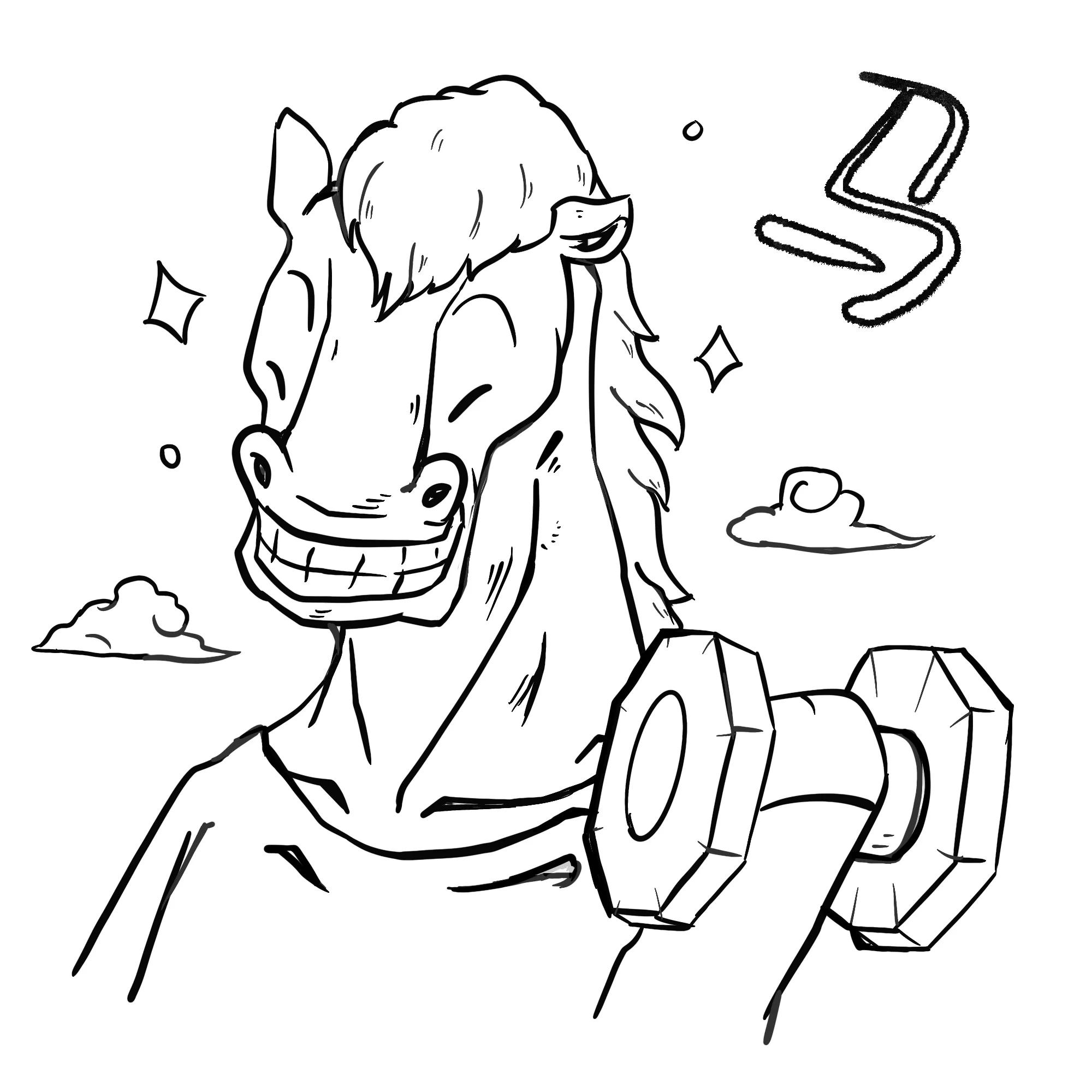 12生肖简笔画单个图片,12生肖简笔画全图图片