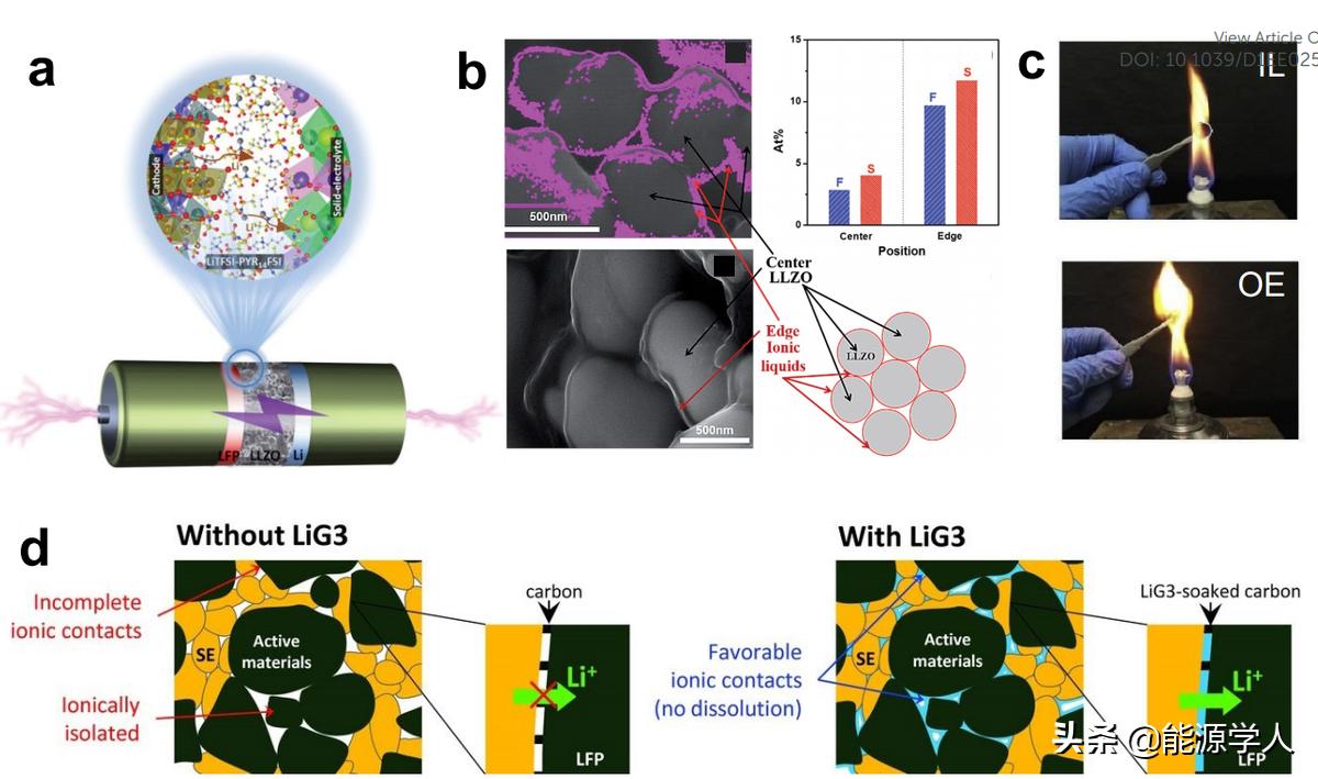 EES综述——离子液体族准固态电解质在二次电池中的应用