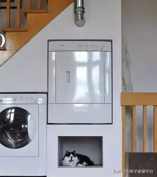 纠结洗衣机放哪?看看别人家的真实案例