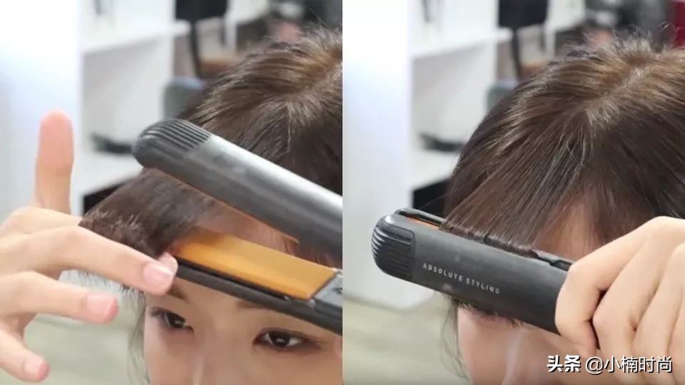 空气刘海该怎么秒变八字刘海,韩式氧气刘海