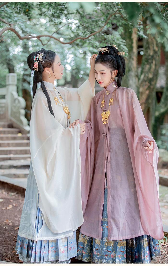 汉服的面料和使用方法,面料为棉质的春夏款汉服