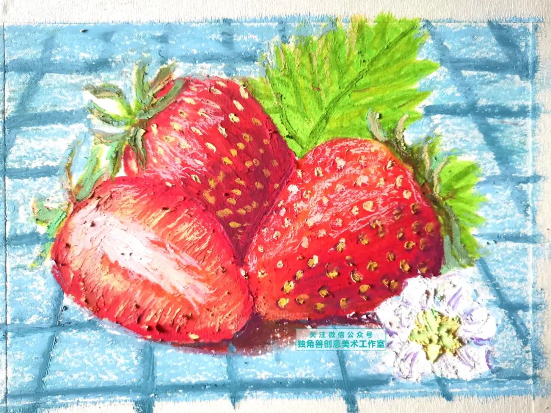 画画草莓教程可爱简单,绘画教程简单可爱草莓熊