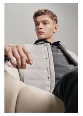 金利来2022年冬装新款鹅绒服,金利来羽绒服反季清仓品牌正品