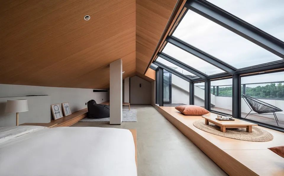 两亩地民宿设计方案效果图,乡村两层排屋民宿设计