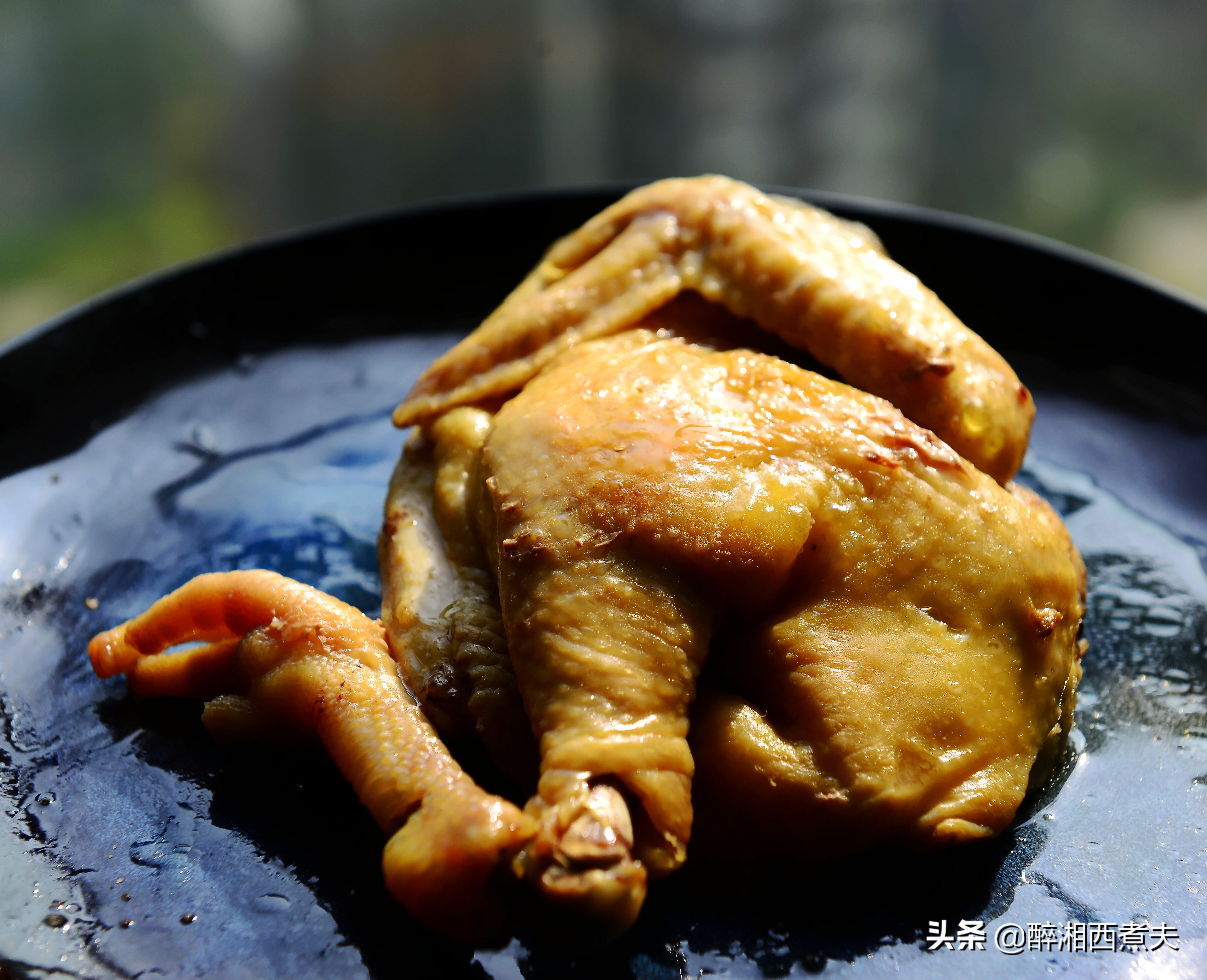 又干又香的盐焗鸡做法,商用粗盐版盐焗鸡的正宗做法